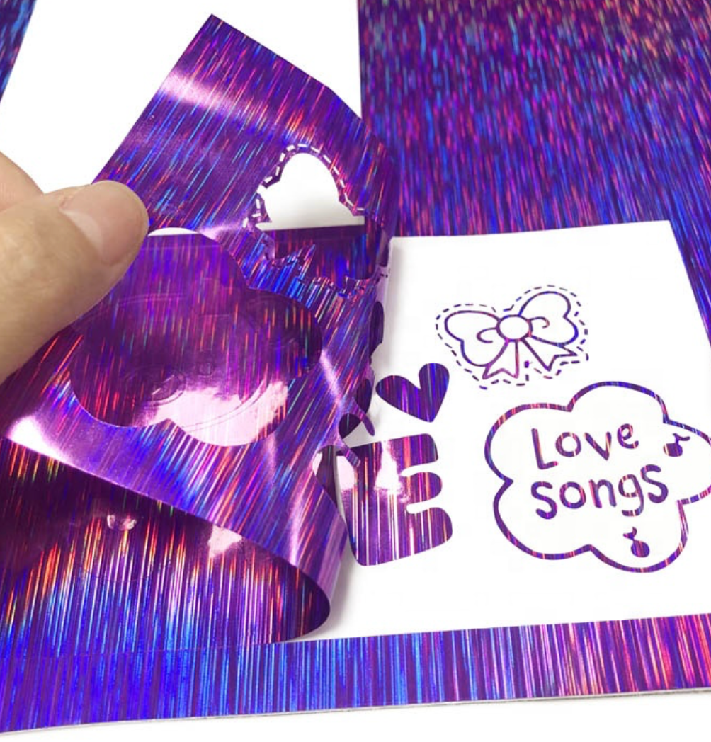 Iridescent Filigree Self-adhesive